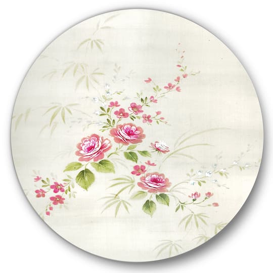 Designart - Retro Drawing of Flowers II